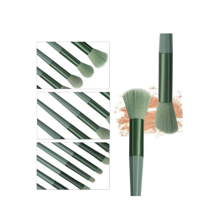 Mey İthalat® Profesyonel Makyaj Fırça Seti 13 Parça Yumuşak Kıllı Fırça Seti Far Fırçası