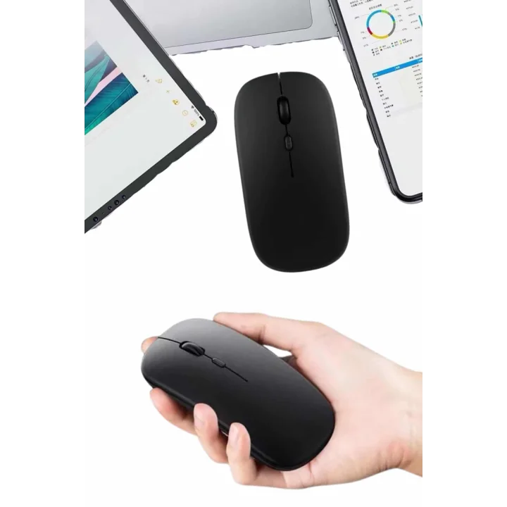 Mey İthalat® Profesyonel Mouse Wireless  Faresi Bluetooth Bağlantılı