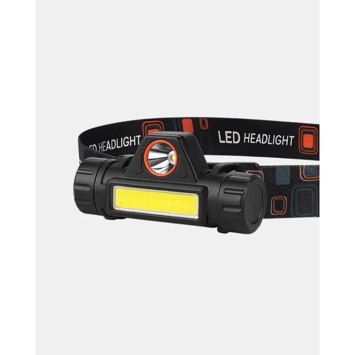 Mey İthalat® Profesyonel Şarjlı LED Kafa Lambası – Uzun Mesafe + Ortam Aydınlatması