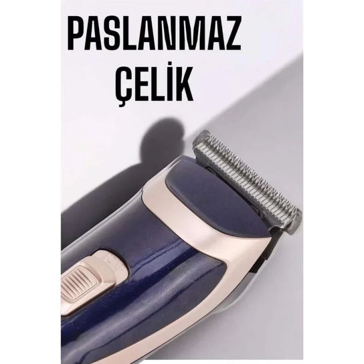 Mey İthalat® Profesyonel Şarjlı Saç ve Sakal Traş Makinesi Kolay Kullanım