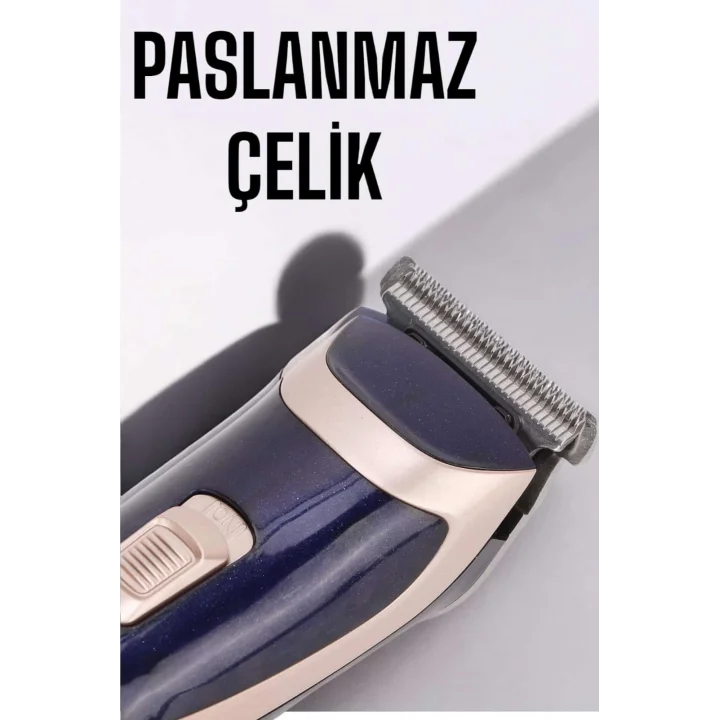 Mey İthalat® Profesyonel Şarjlı Saç ve Sakal Traş Makinesi Kolay Kullanım