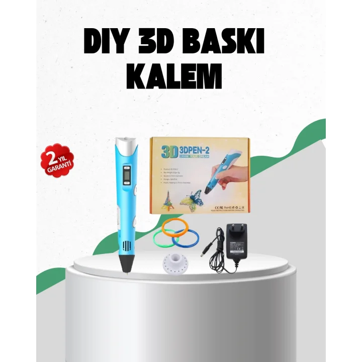 Mey İthalat® Profesyonel ve Hobi İçin 3D Modelleme Kalemi