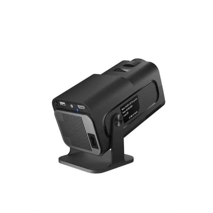 Mey İthalat® Projektör Siyah Android Taşınabilir Sinema Projeksiyon Wifi Destekli En Güncel Sürüm Akıllı