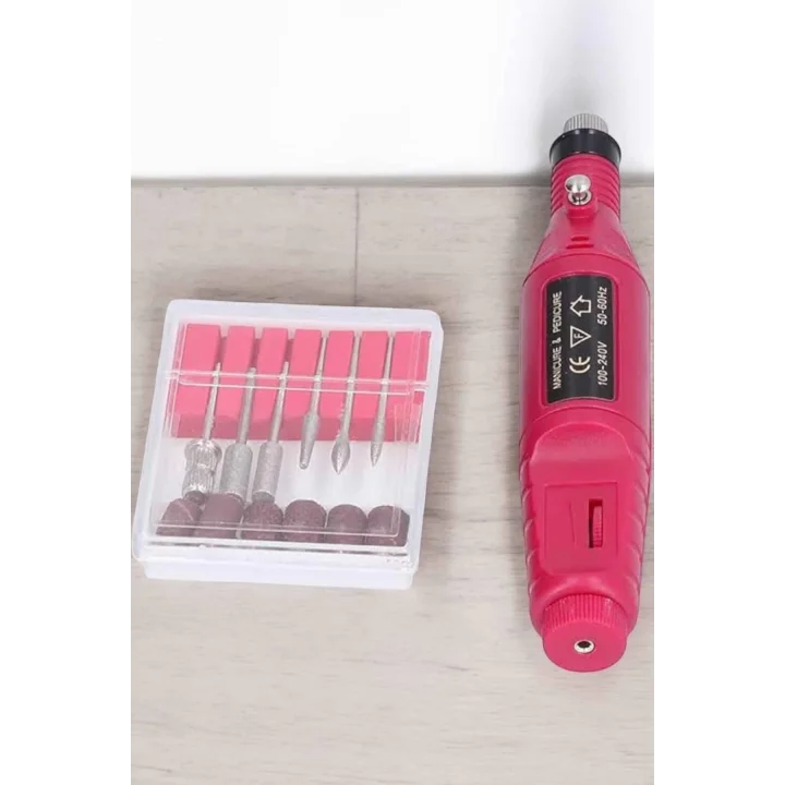 Mey İthalat® Protez Tırnak Manikür ve Pedikür Seti Elektrikli