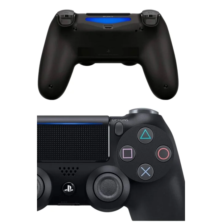 Mey İthalat® PS4 Joystick Oyun Kolu Titreşimli Uzun Pil Ömrü USB Şarj Kablolu
