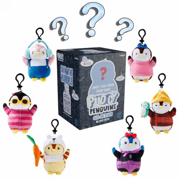 Mey İthalat® Penguins Anahtarlık Klipsi Sürpriz Paket