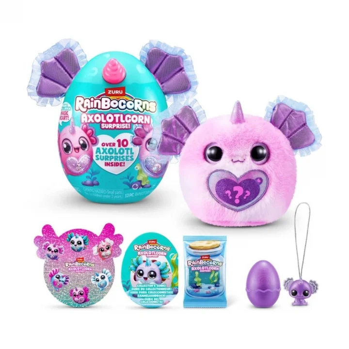 Mey İthalat® RAR35000 Rainbocorn Axolotlcorn Sürpriz Peluş