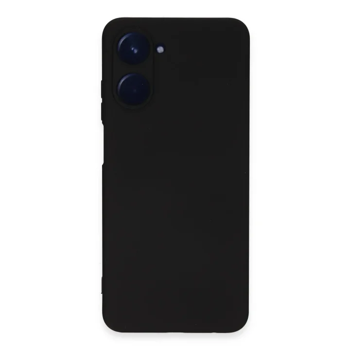 Mey İthalat®  Realme 10 4G Kılıf Nano içi Kadife Silikon - Siyah