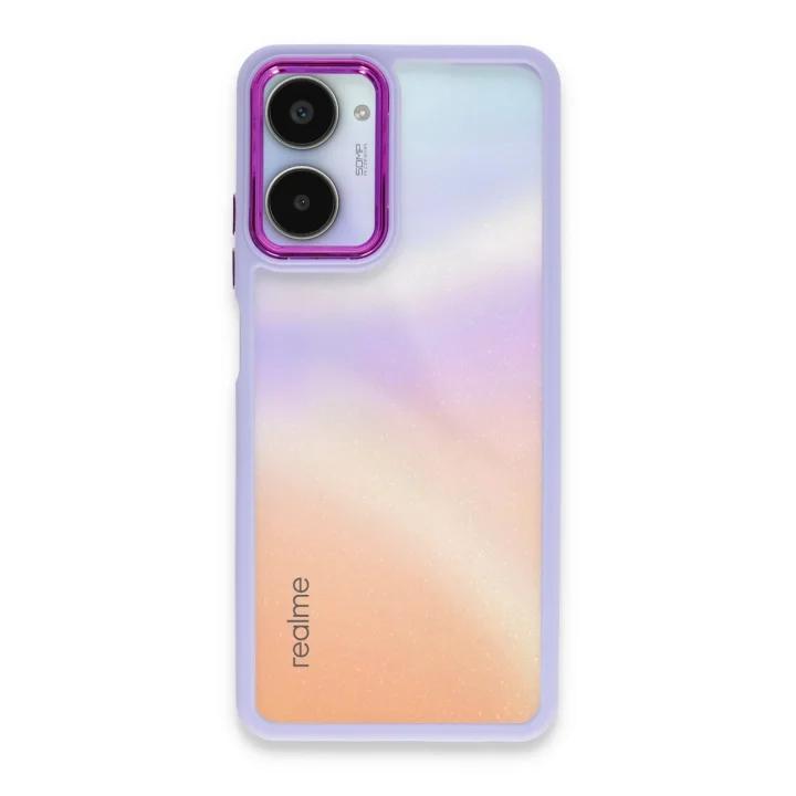 Mey İthalat®  Realme 10 Pro 5G Kılıf Dora Kapak - Lila