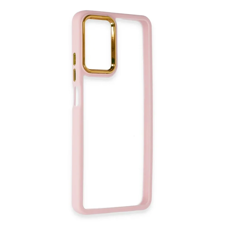 Mey İthalat®  Realme 10 Pro 5G Kılıf Dora Kapak - Pudra