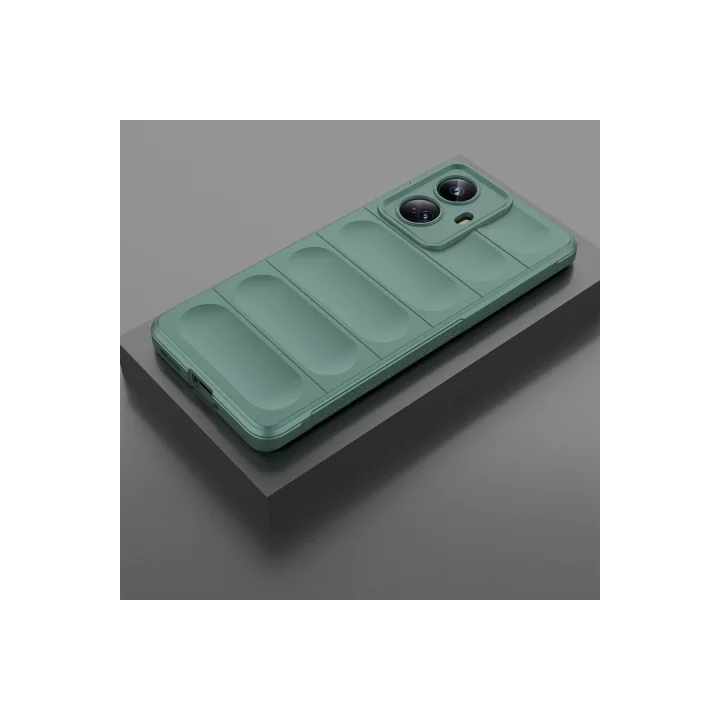 Mey İthalat®  Realme 10 Pro 5G Kılıf Optimum Silikon - Koyu Yeşil