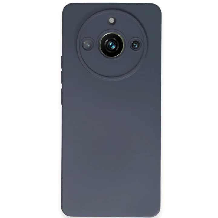 Mey İthalat®  Realme 11 Pro Kılıf Nano içi Kadife Silikon - Gri