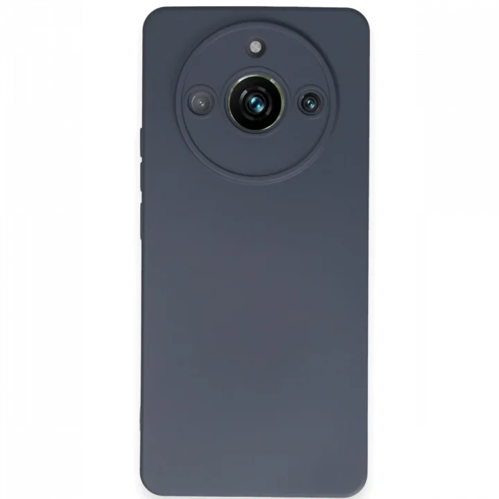 Mey İthalat®  Realme 11 Pro Kılıf Nano içi Kadife Silikon - Gri