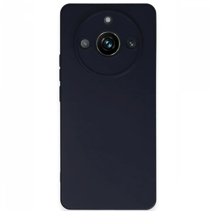 Mey İthalat®  Realme 11 Pro Kılıf Nano içi Kadife Silikon - Lacivert