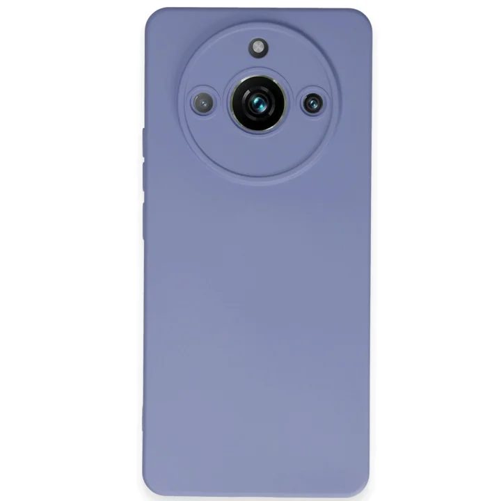 Mey İthalat®  Realme 11 Pro Kılıf Nano içi Kadife Silikon - Lila
