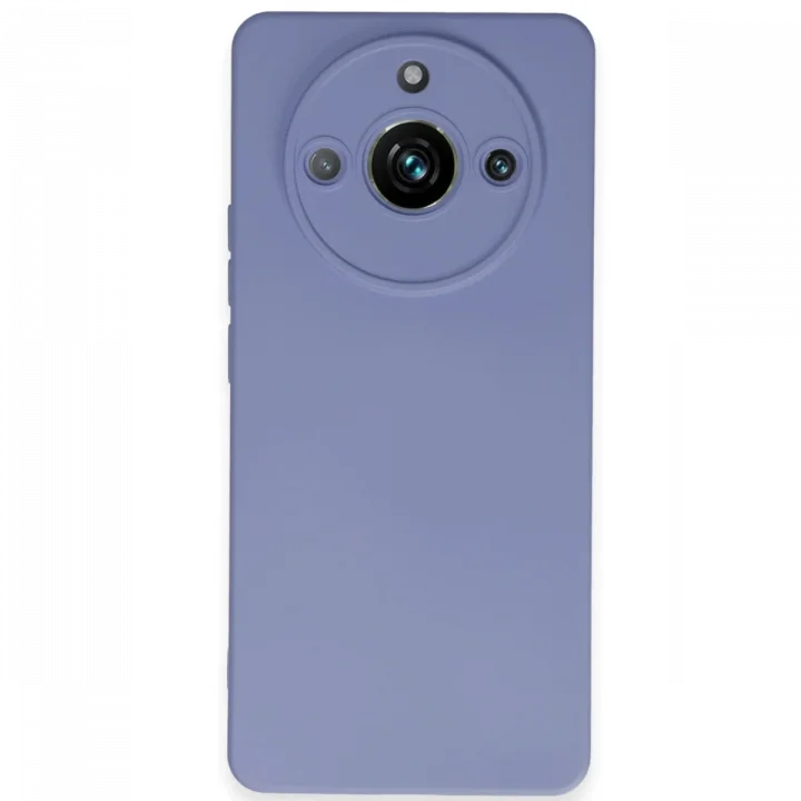 Mey İthalat®  Realme 11 Pro Kılıf Nano içi Kadife Silikon - Lila