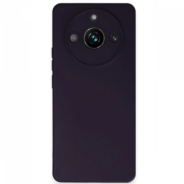 Mey İthalat®  Realme 11 Pro Kılıf Nano içi Kadife Silikon - Mor