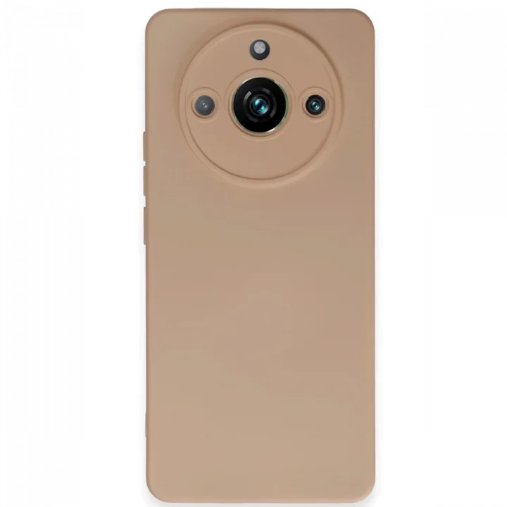 Mey İthalat®  Realme 11 Pro Kılıf Nano içi Kadife Silikon - Pudra