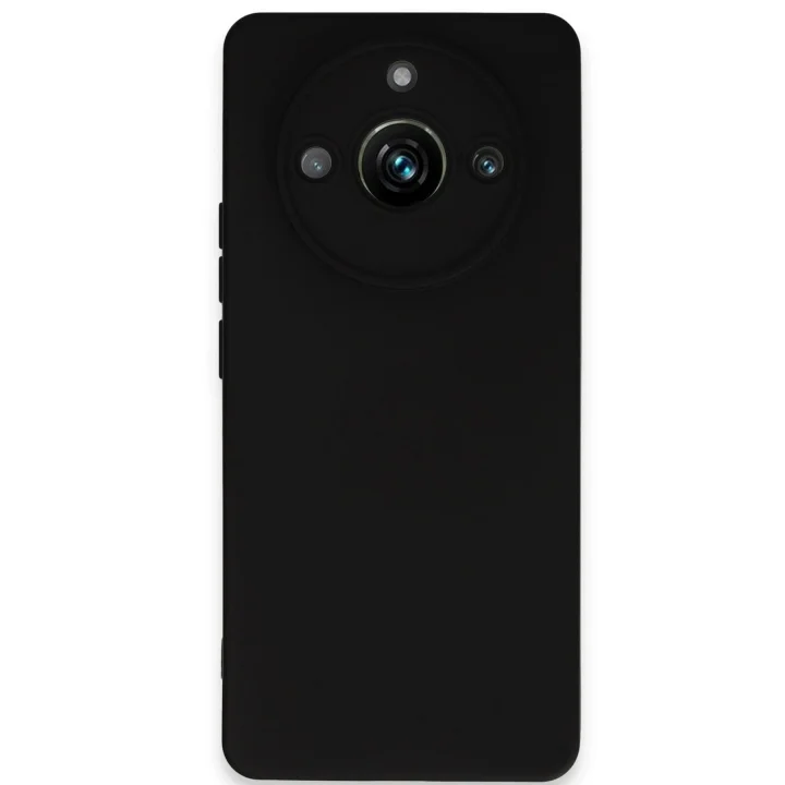 Mey İthalat®  Realme 11 Pro Kılıf Nano içi Kadife Silikon - Siyah