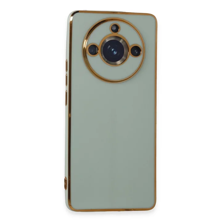 Mey İthalat®  Realme 11 Pro Kılıf Volet Silikon - Açık Yeşil