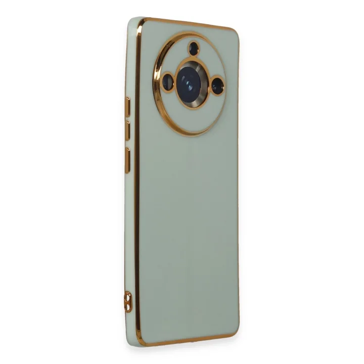 Mey İthalat®  Realme 11 Pro Kılıf Volet Silikon - Açık Yeşil