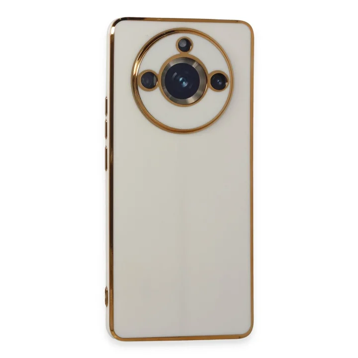 Mey İthalat®  Realme 11 Pro Kılıf Volet Silikon - Beyaz