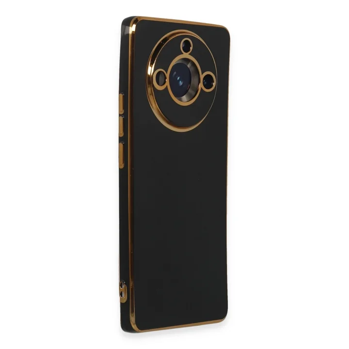 Mey İthalat®  Realme 11 Pro Kılıf Volet Silikon - Siyah