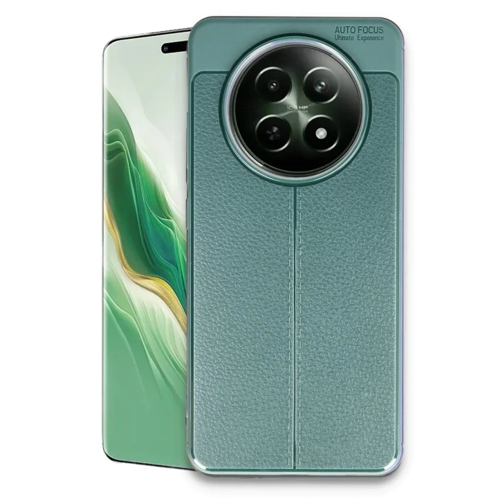Mey İthalat®  Realme 12 5G Kılıf Auto Focus Kapak - Koyu Yeşil