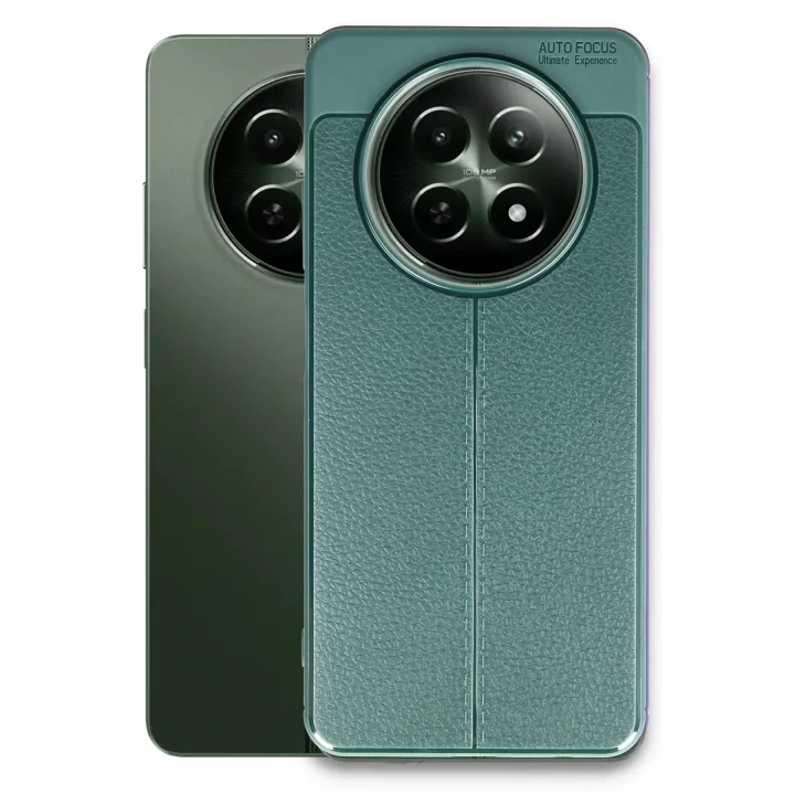Mey İthalat®  Realme 12 5G Kılıf Auto Focus Kapak - Koyu Yeşil