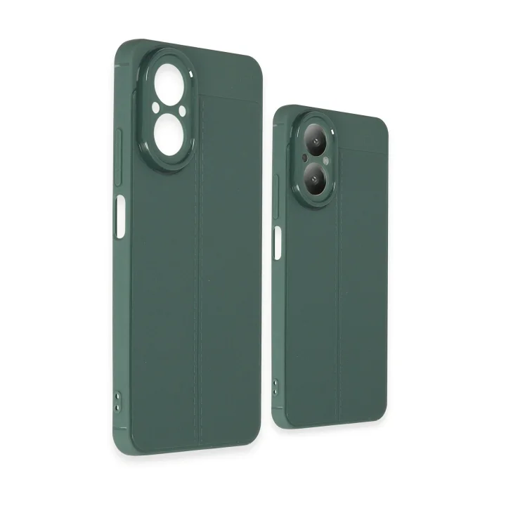 Mey İthalat®  Realme 12 Lite Kılıf Auto Focus Kapak - Koyu Yeşil