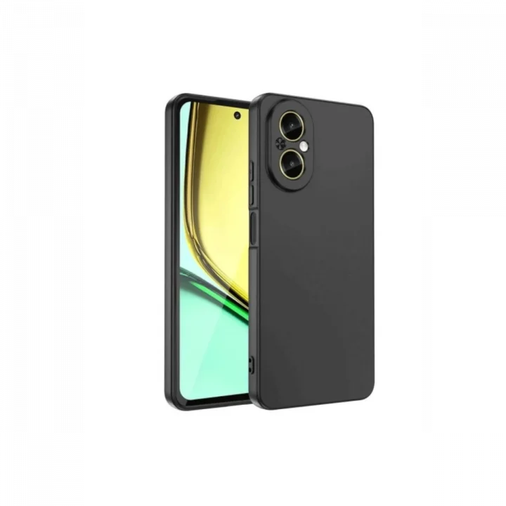 Mey İthalat®  Realme 12 Lite Kılıf First Silikon - Siyah