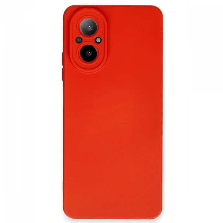 Mey İthalat®  Realme 12 Lite Kılıf Nano içi Kadife Silikon - Kırmızı