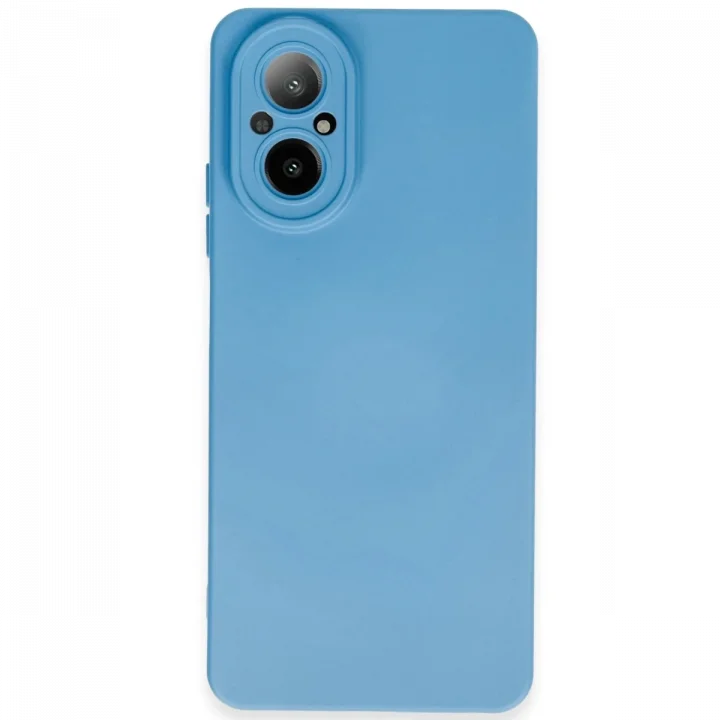 Mey İthalat®  Realme 12 Lite Kılıf Nano içi Kadife Silikon - Mavi