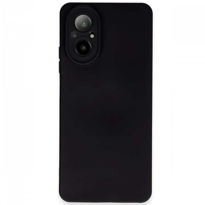 Mey İthalat®  Realme 12 Lite Kılıf Nano içi Kadife Silikon - Siyah