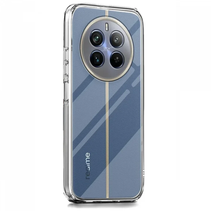 Mey İthalat®  Realme 12 Pro Plus Kılıf Lüx Şeffaf Silikon