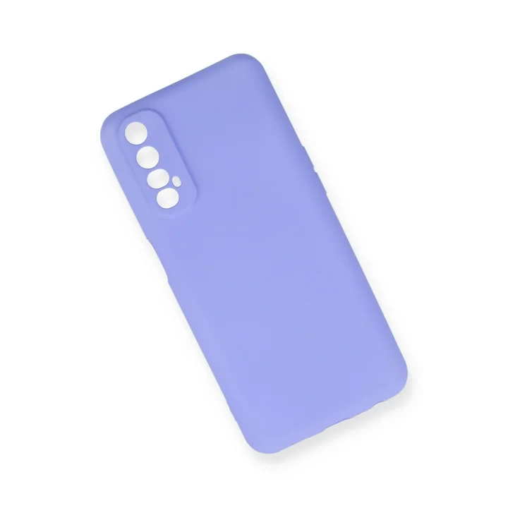 Mey İthalat®  Realme 7 Kılıf First Silikon - Lila
