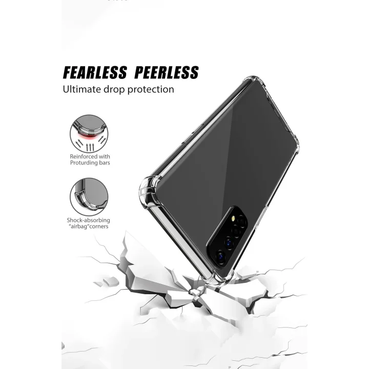 Mey İthalat®  Realme 7 Kılıf Olex Tpu Silikon - Şeffaf