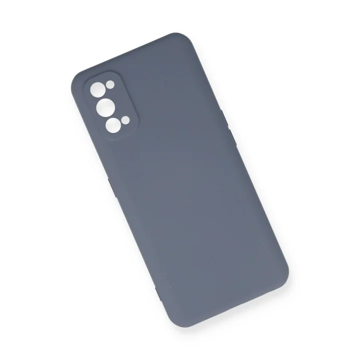 Mey İthalat®  Realme 7 Pro Kılıf Nano içi Kadife Silikon - Gri