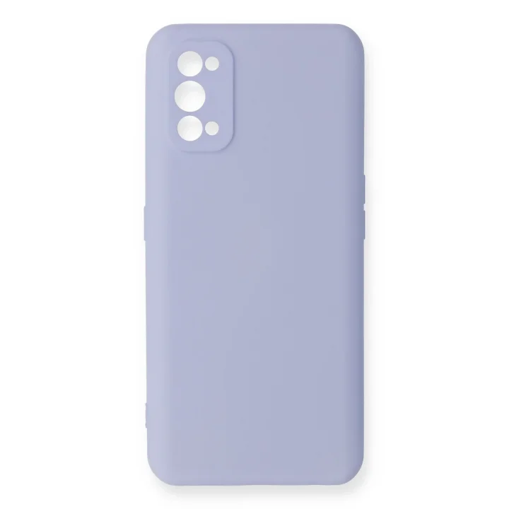 Mey İthalat®  Realme 7 Pro Kılıf Nano içi Kadife Silikon - Lila