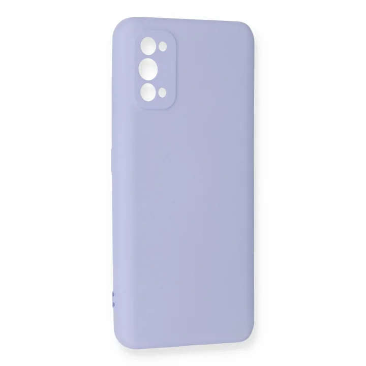 Mey İthalat®  Realme 7 Pro Kılıf Nano içi Kadife Silikon - Lila