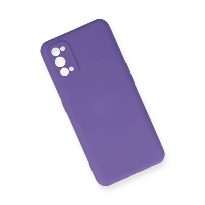 Mey İthalat®  Realme 7 Pro Kılıf Nano içi Kadife Silikon - Mor