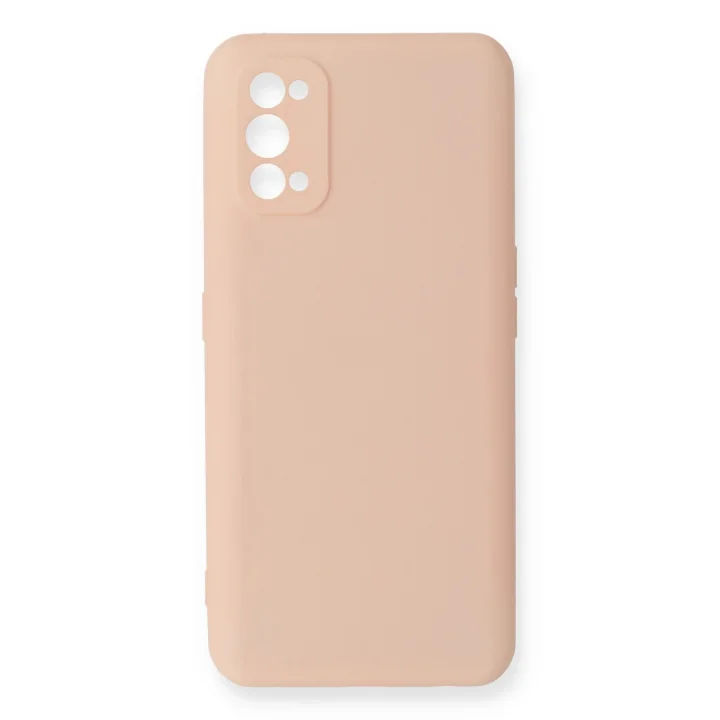 Mey İthalat®  Realme 7 Pro Kılıf Nano içi Kadife Silikon - Pudra