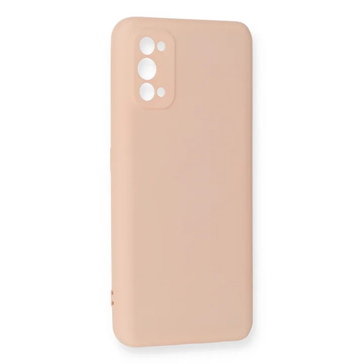 Mey İthalat®  Realme 7 Pro Kılıf Nano içi Kadife Silikon - Pudra