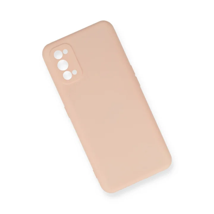 Mey İthalat®  Realme 7 Pro Kılıf Nano içi Kadife Silikon - Pudra