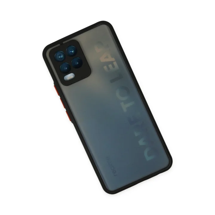 Mey İthalat®  Realme 8 Kılıf Montreal Silikon Kapak - Siyah