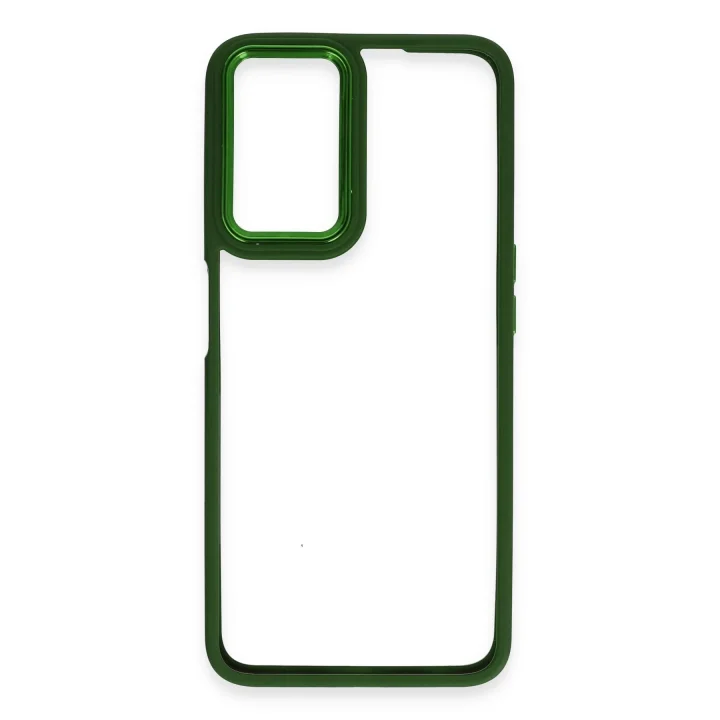 Mey İthalat®  Realme 9i 4G Kılıf Dora Kapak - Haki Yeşil