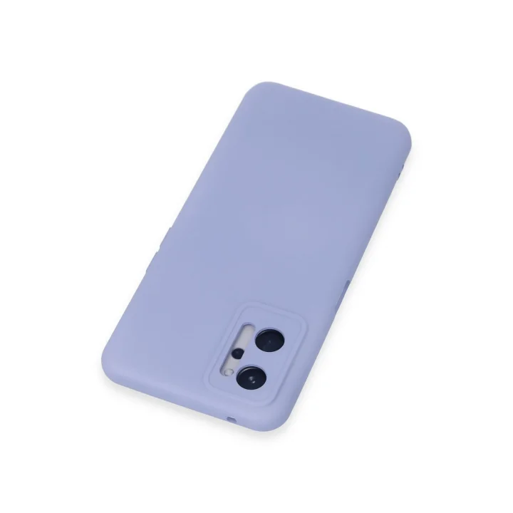 Mey İthalat®  Realme 9i 4G Kılıf Nano içi Kadife Silikon - Lila