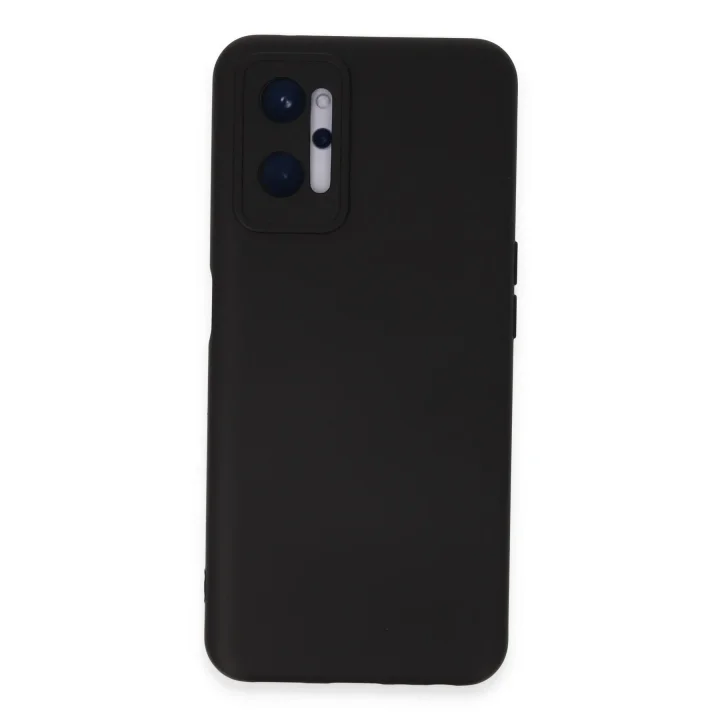 Mey İthalat®  Realme 9i 4G Kılıf Nano içi Kadife Silikon - Siyah