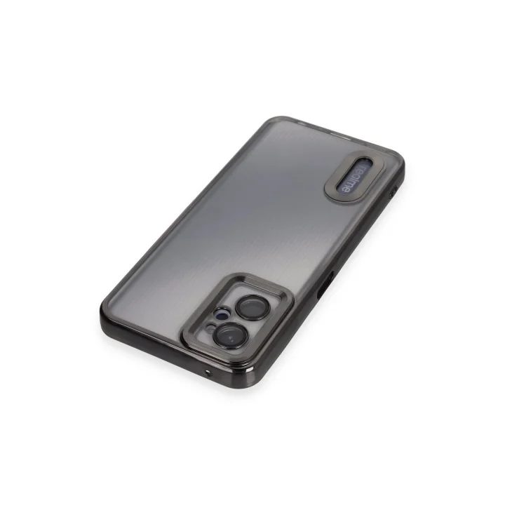 Mey İthalat®  Realme 9i 4G Kılıf Slot Silikon - Siyah