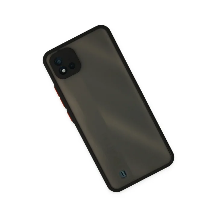Mey İthalat®  Realme C11 2021 Kılıf Montreal Silikon Kapak - Siyah